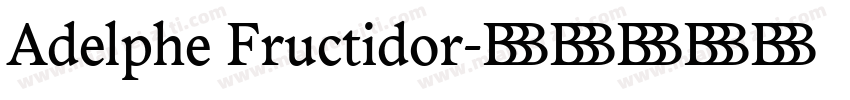 Adelphe Fructidor字体转换